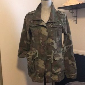 Army print jacket